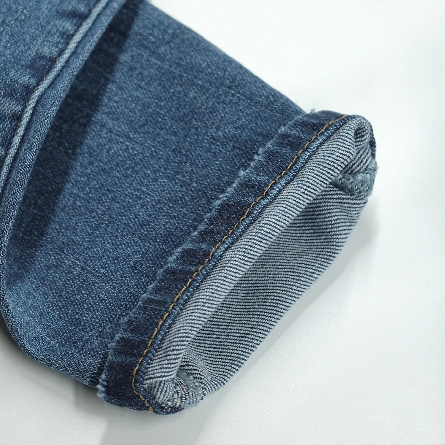 Little Boy Elastic Band Stretchy Washed Soft Slim Cotton Jeans