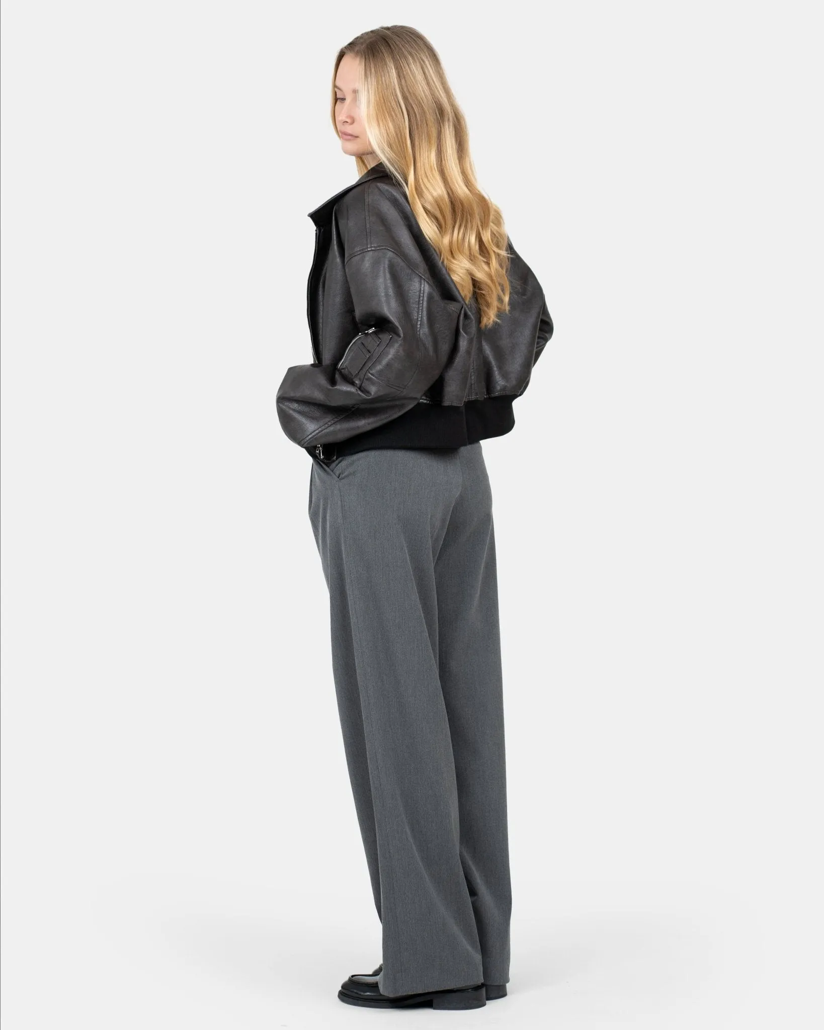 Loose Fit suit pants Grå