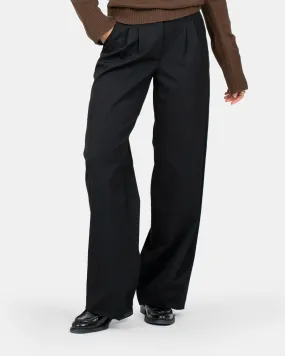 Loose Fit suit pants Sort