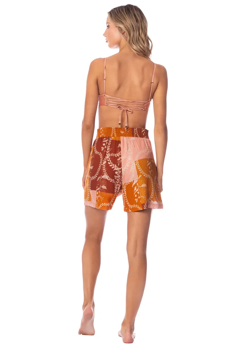 Maaji Leaf Patchwork Baia Shorts
