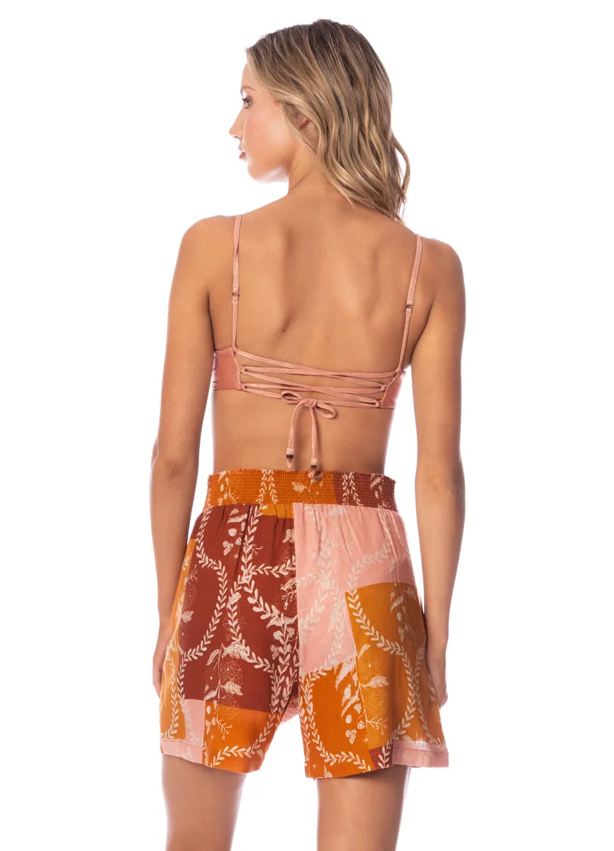 Maaji Leaf Patchwork Baia Shorts