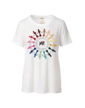 Me 369 Willow Ring Embroidered Tee Shirt