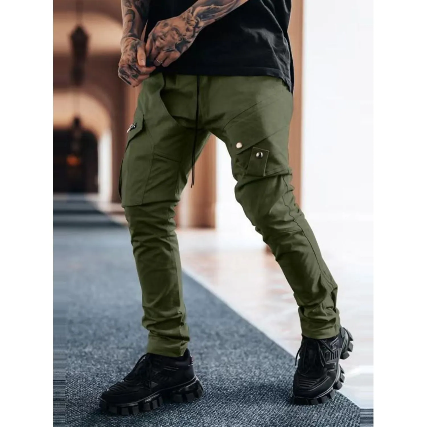 Men's Plus Size Slim Fit Pants