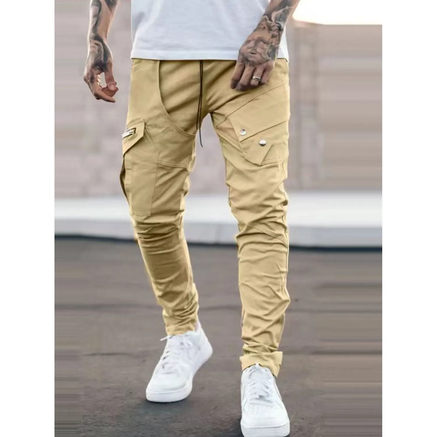 Men's Plus Size Slim Fit Pants