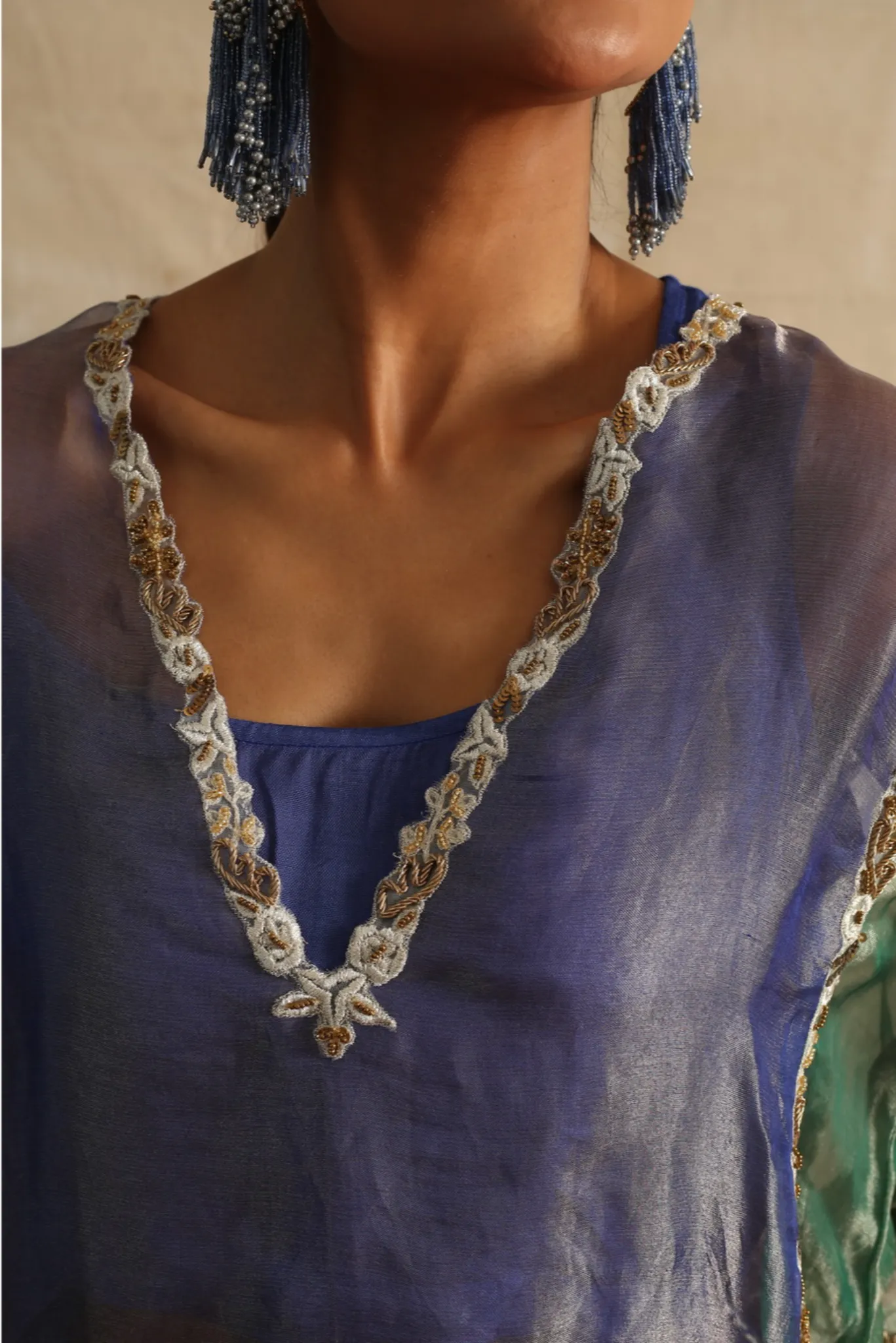 Mugdha Co-ord set in Blue