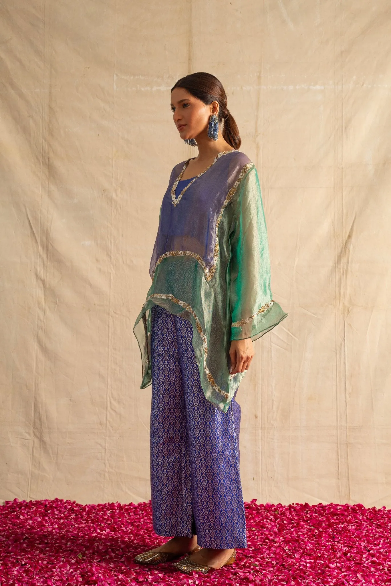 Mugdha Co-ord set in Blue