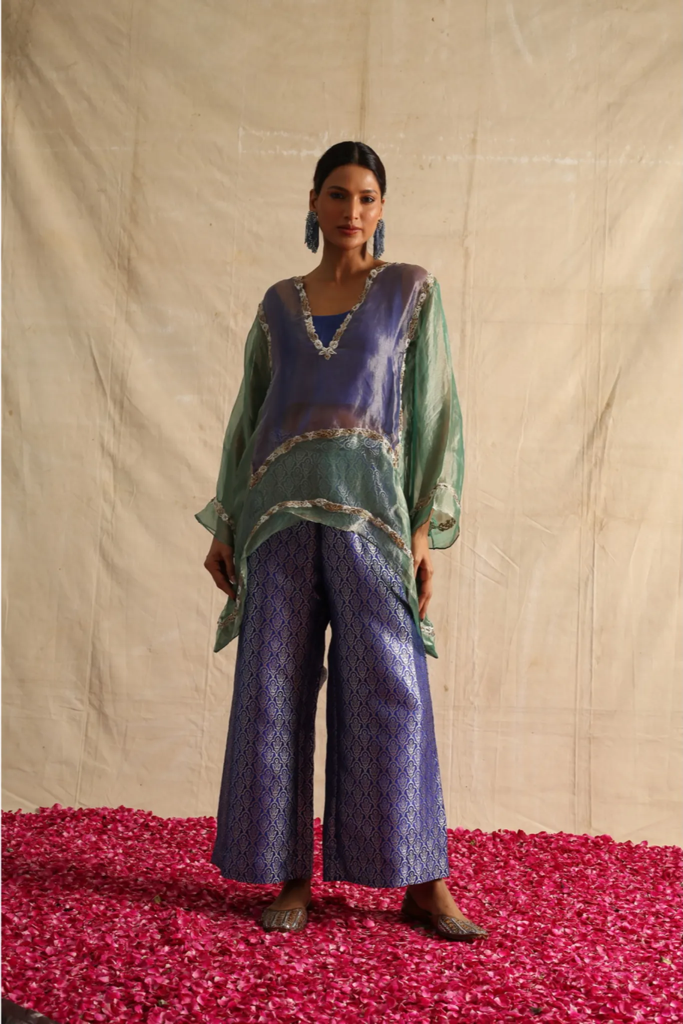 Mugdha Co-ord set in Blue
