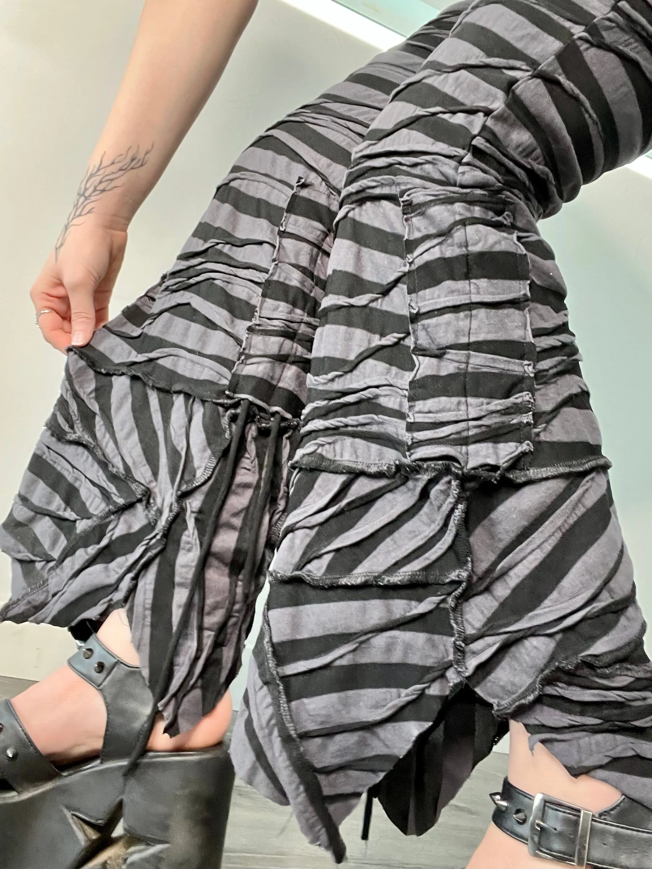 Mummified Flare Pants