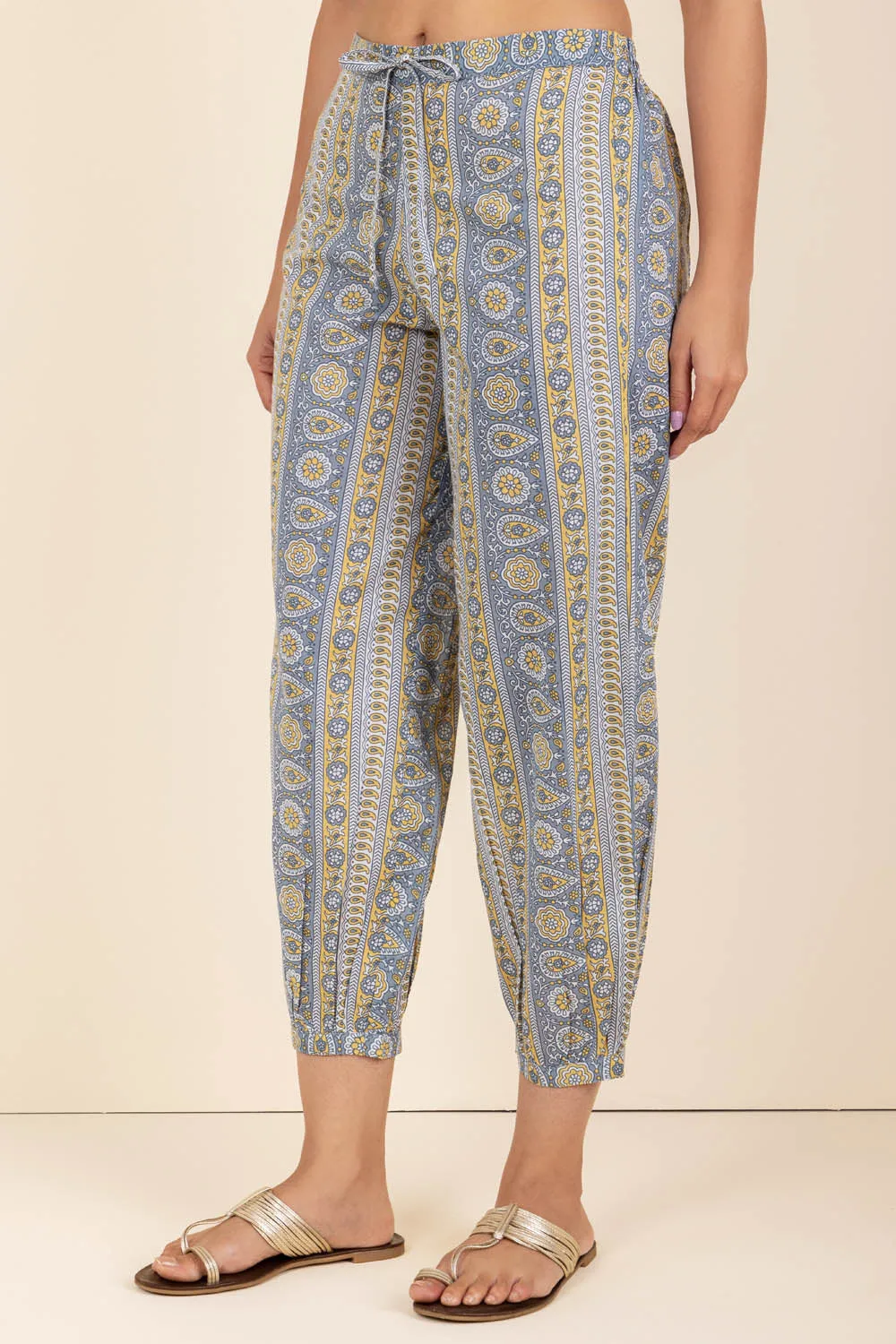 Paisley Border Afghani Trouser