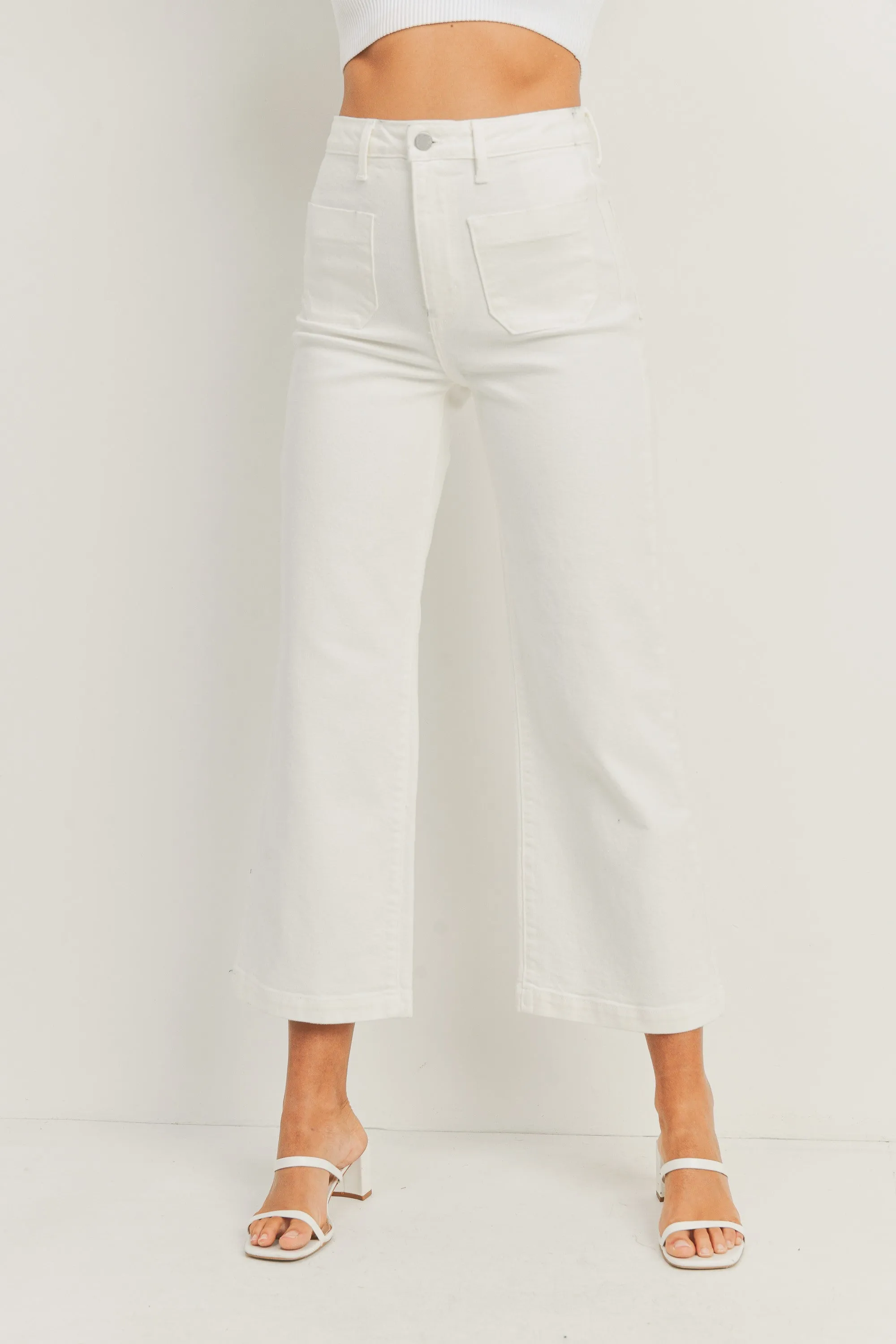 Patch Pocket Wide Leg