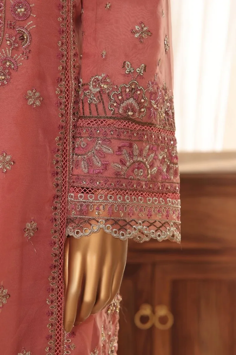 Sada Bahar Embroidered Organza Party Wear SBA74