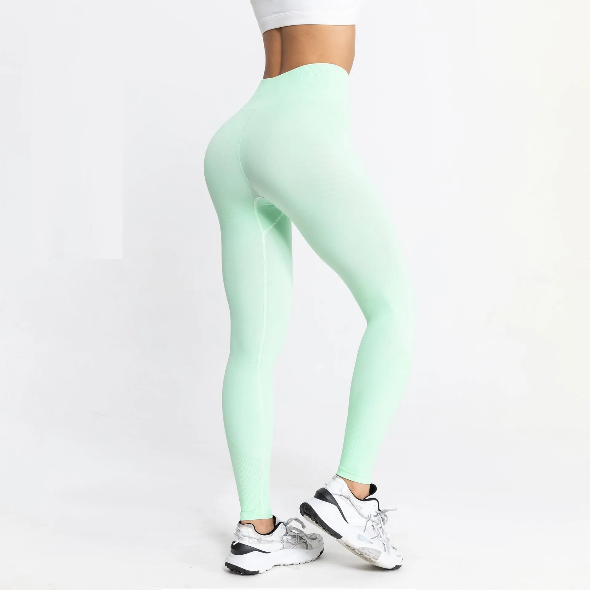 sexy slim fit solid color yoga pants