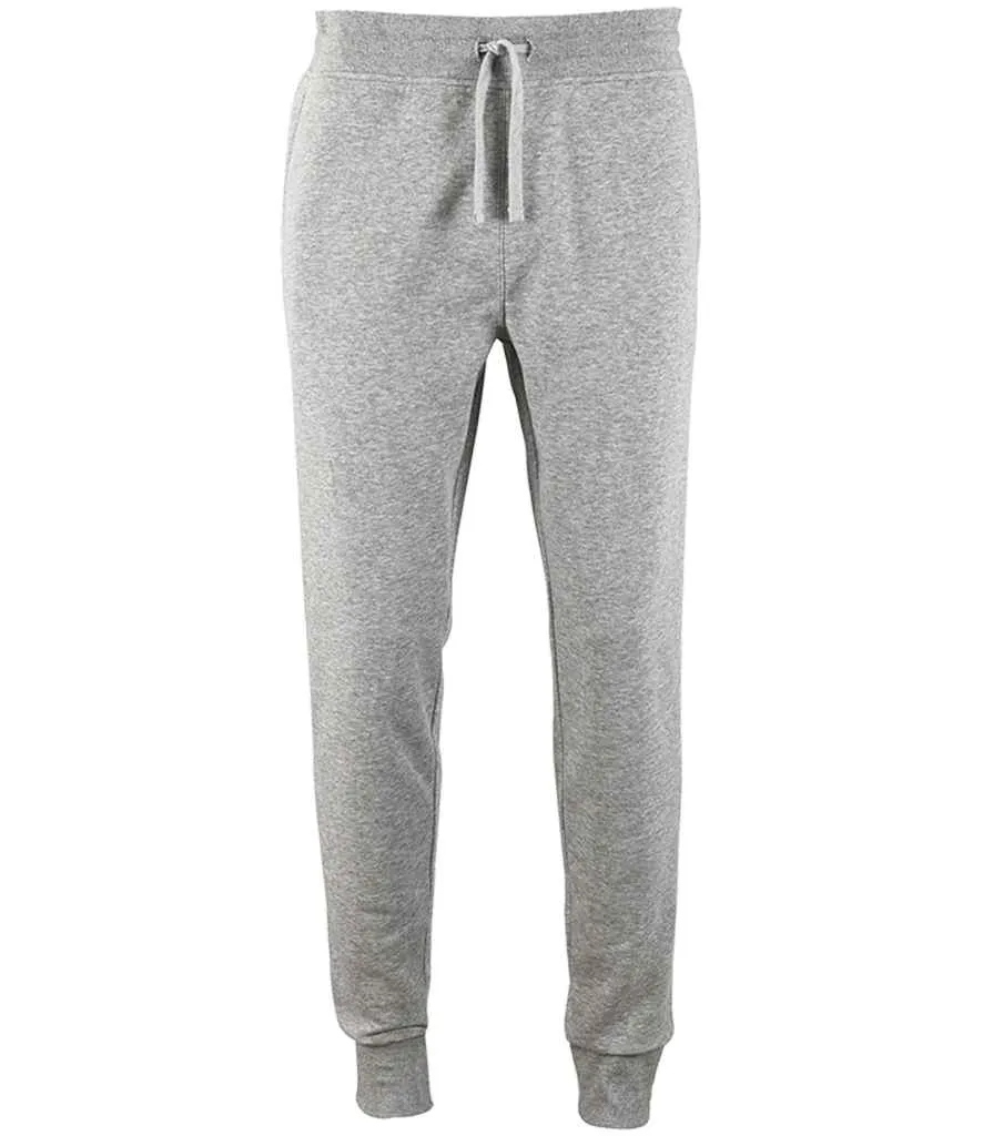SOL'S Jake Slim Fit Jog Pants | Grey Marl