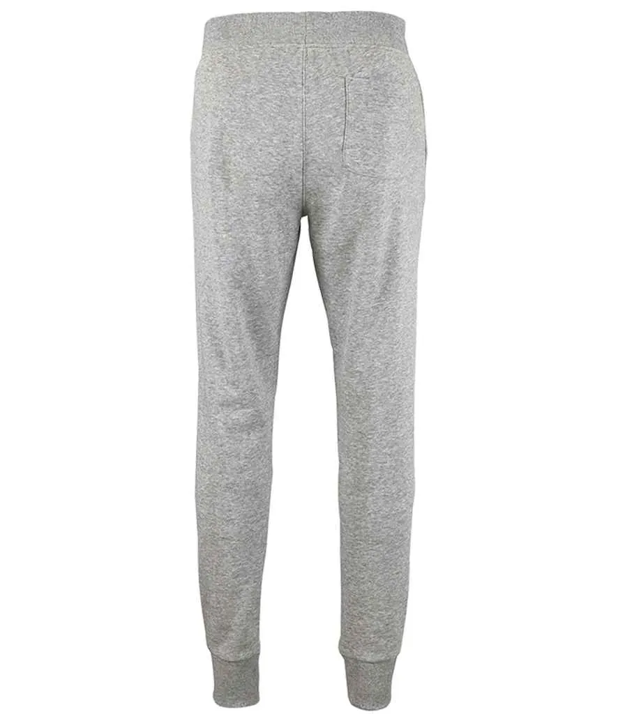 SOL'S Jake Slim Fit Jog Pants | Grey Marl