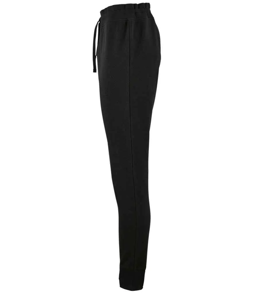 SOL'S Ladies Jake Slim Fit Jog Pants | Black