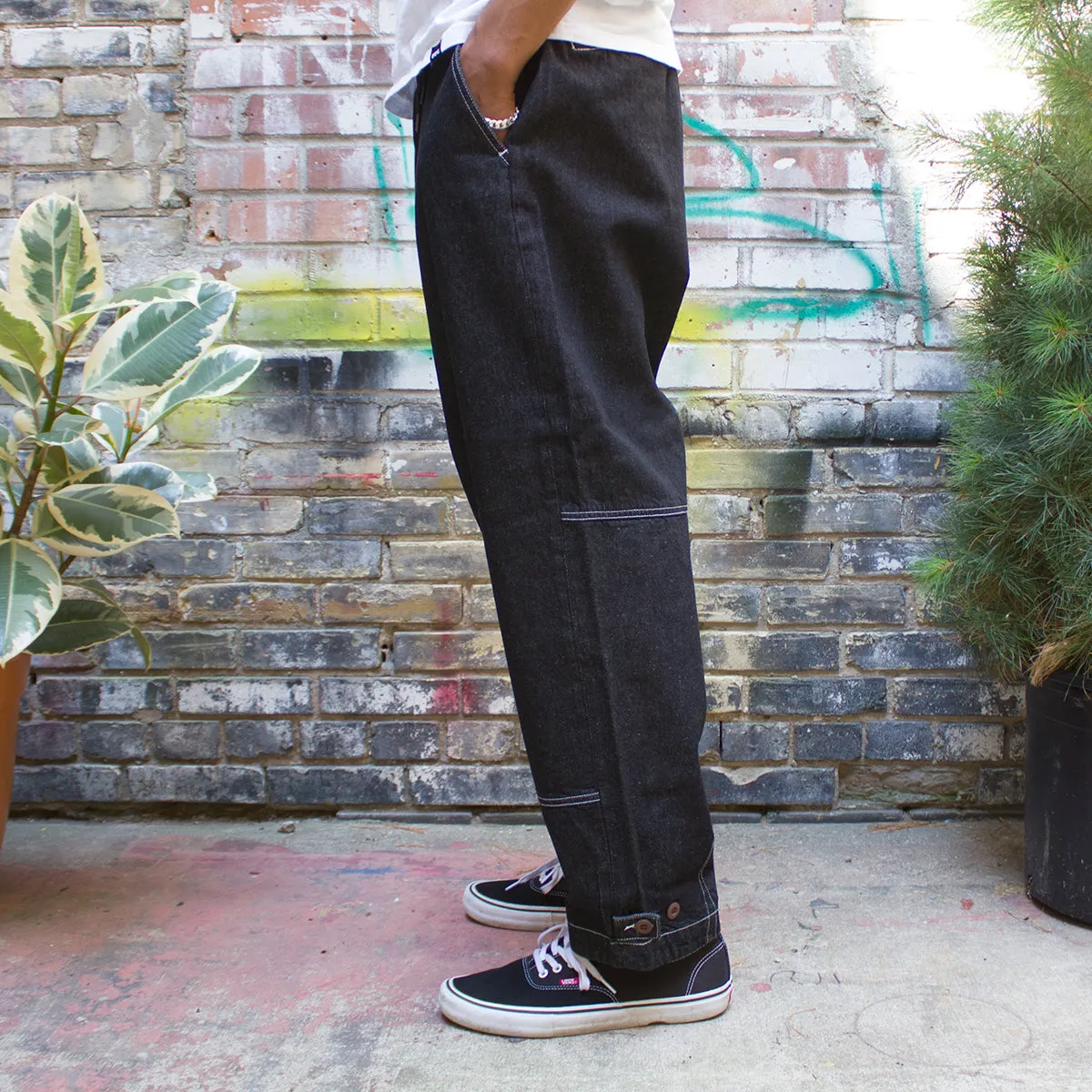 Stitch Denim Pants
