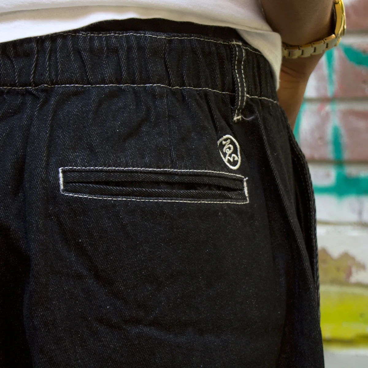 Stitch Denim Pants