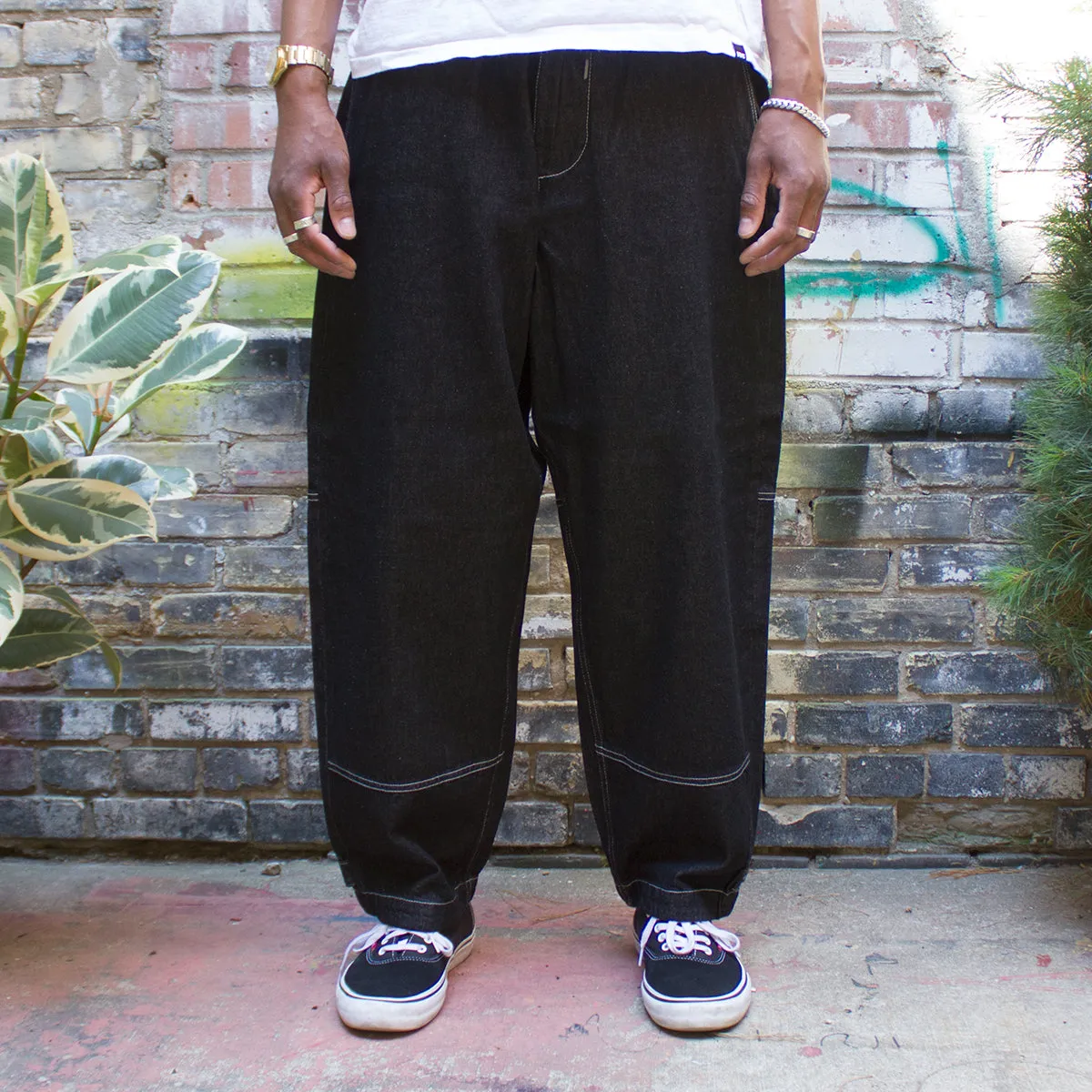 Stitch Denim Pants