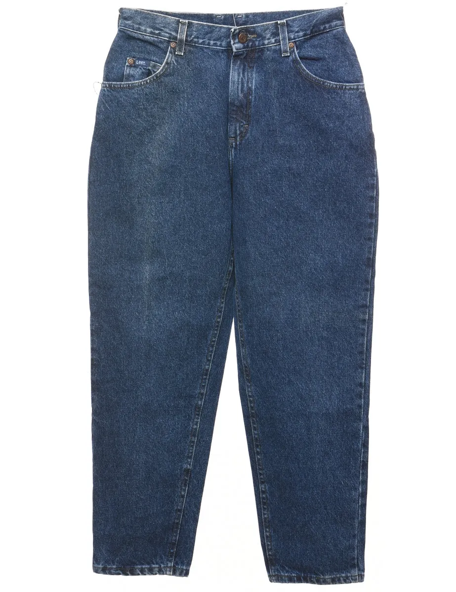 Tapered Dark Wash Lee Jeans - W28 L28