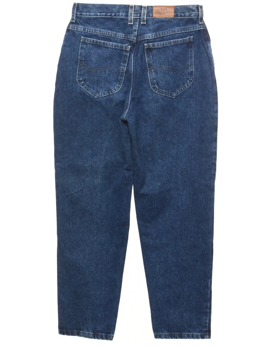 Tapered Dark Wash Lee Jeans - W28 L28