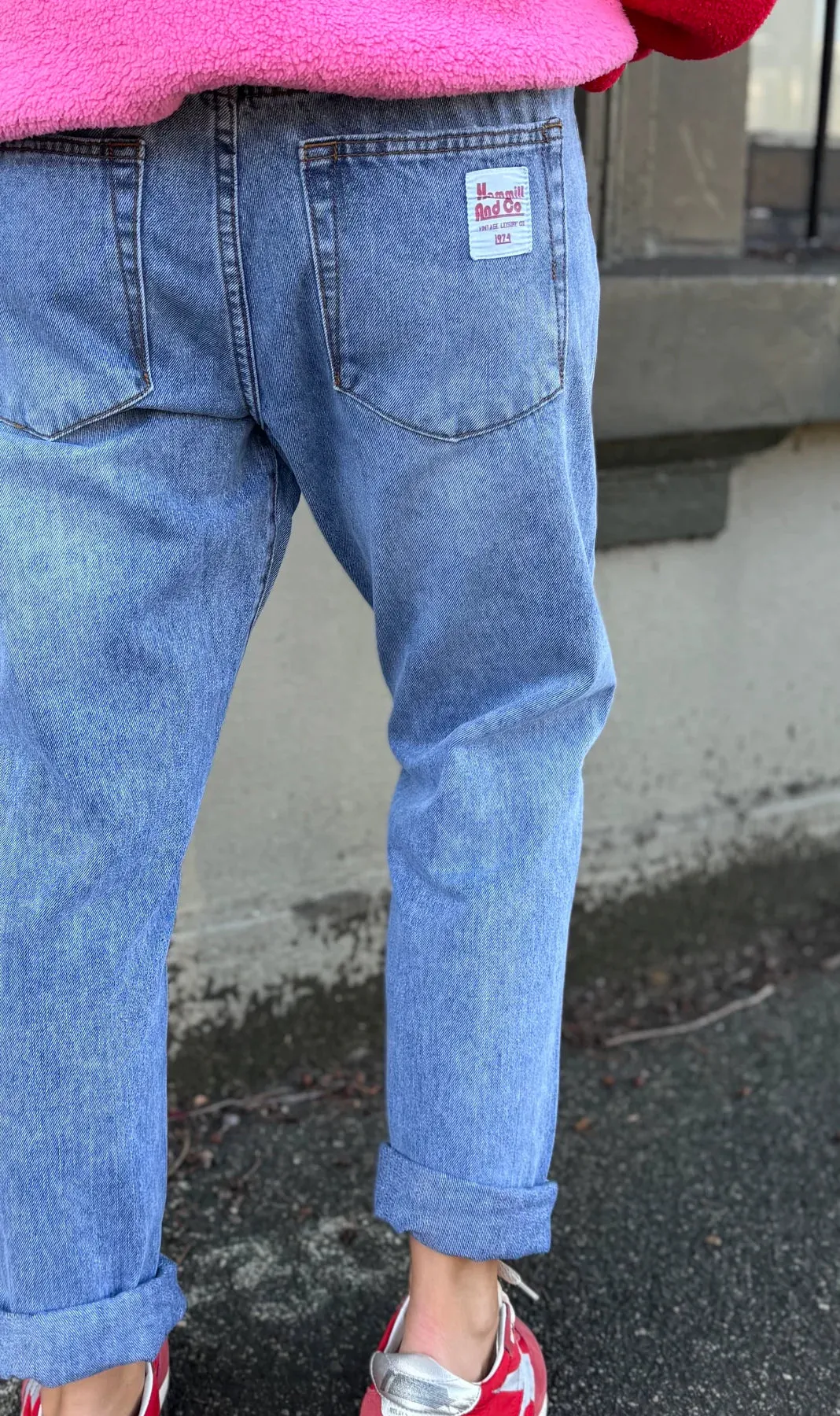 Track Jean - Stonewash