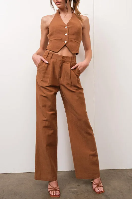 veda trousers - mocha