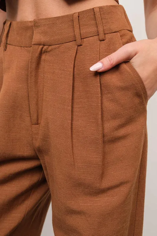 veda trousers - mocha