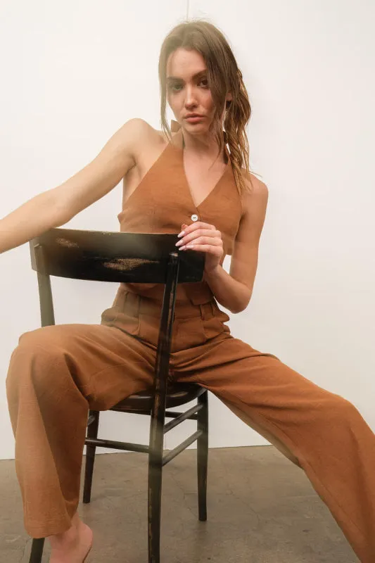 veda trousers - mocha
